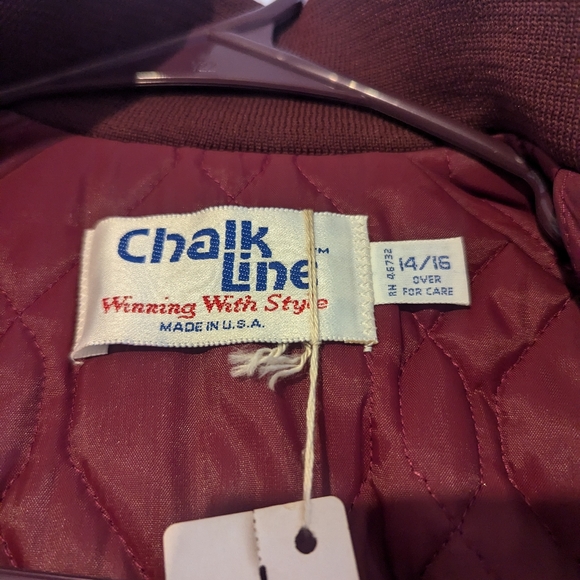 vintage chalk line Washington Redskins satin bomber jacket - Picture 5 of 8